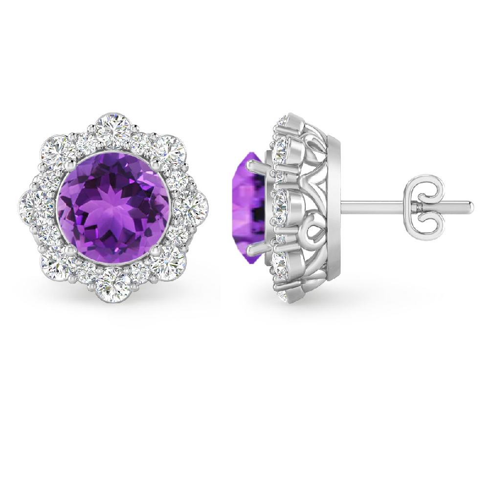 White Gold - Amethyst