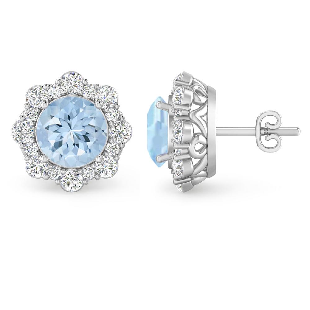 White Gold - Aquamarine