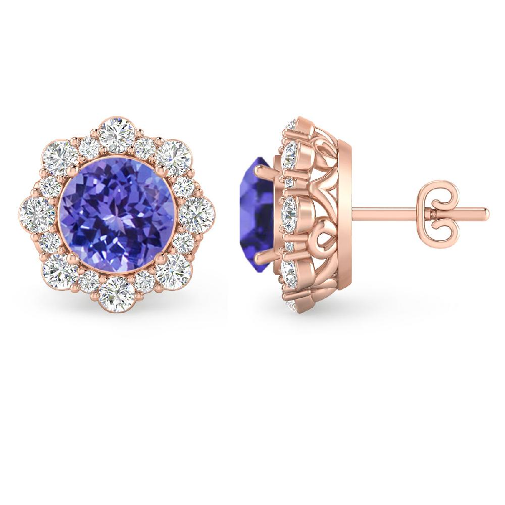 Rose Gold - Tanzanite