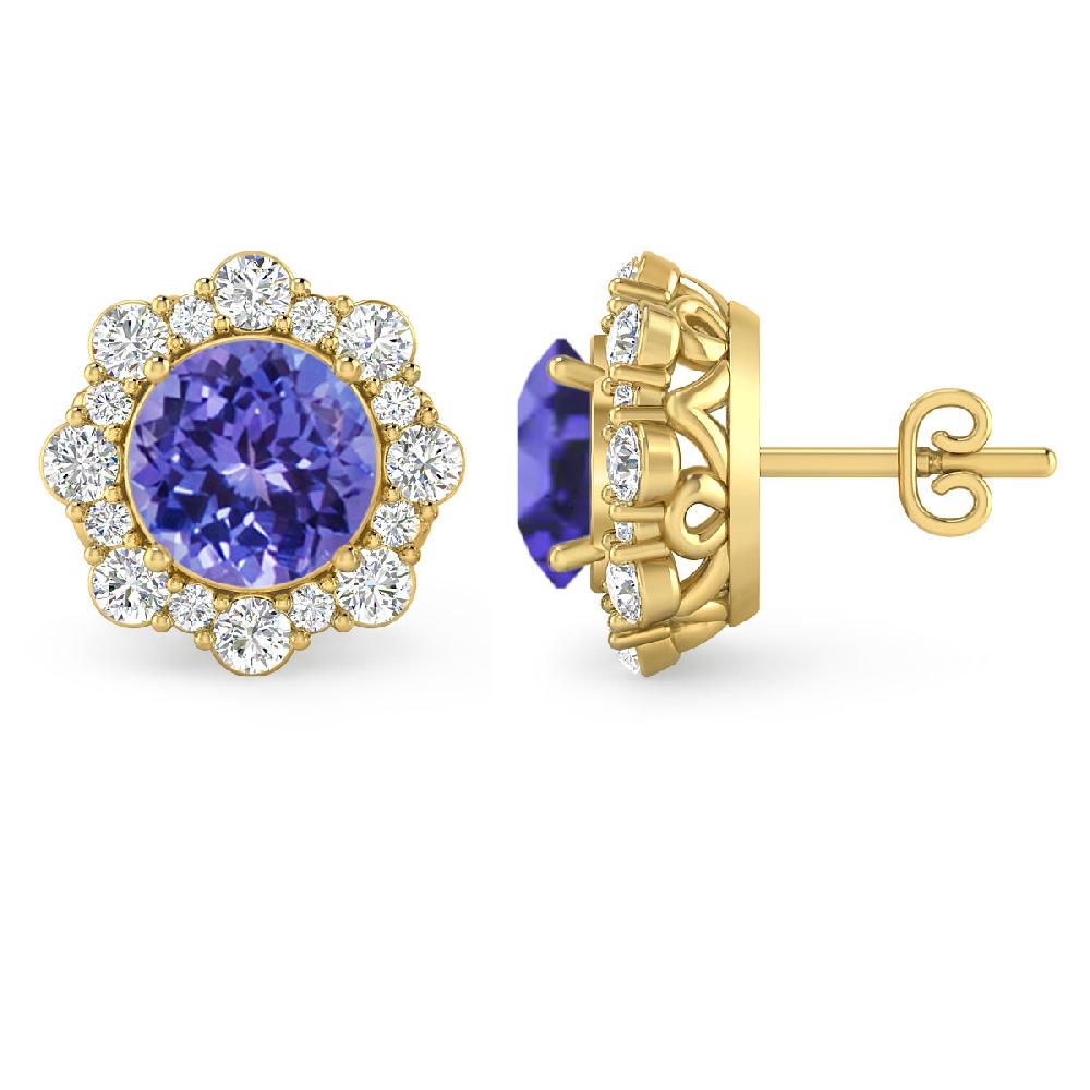 Yellow Gold - Tanzanite