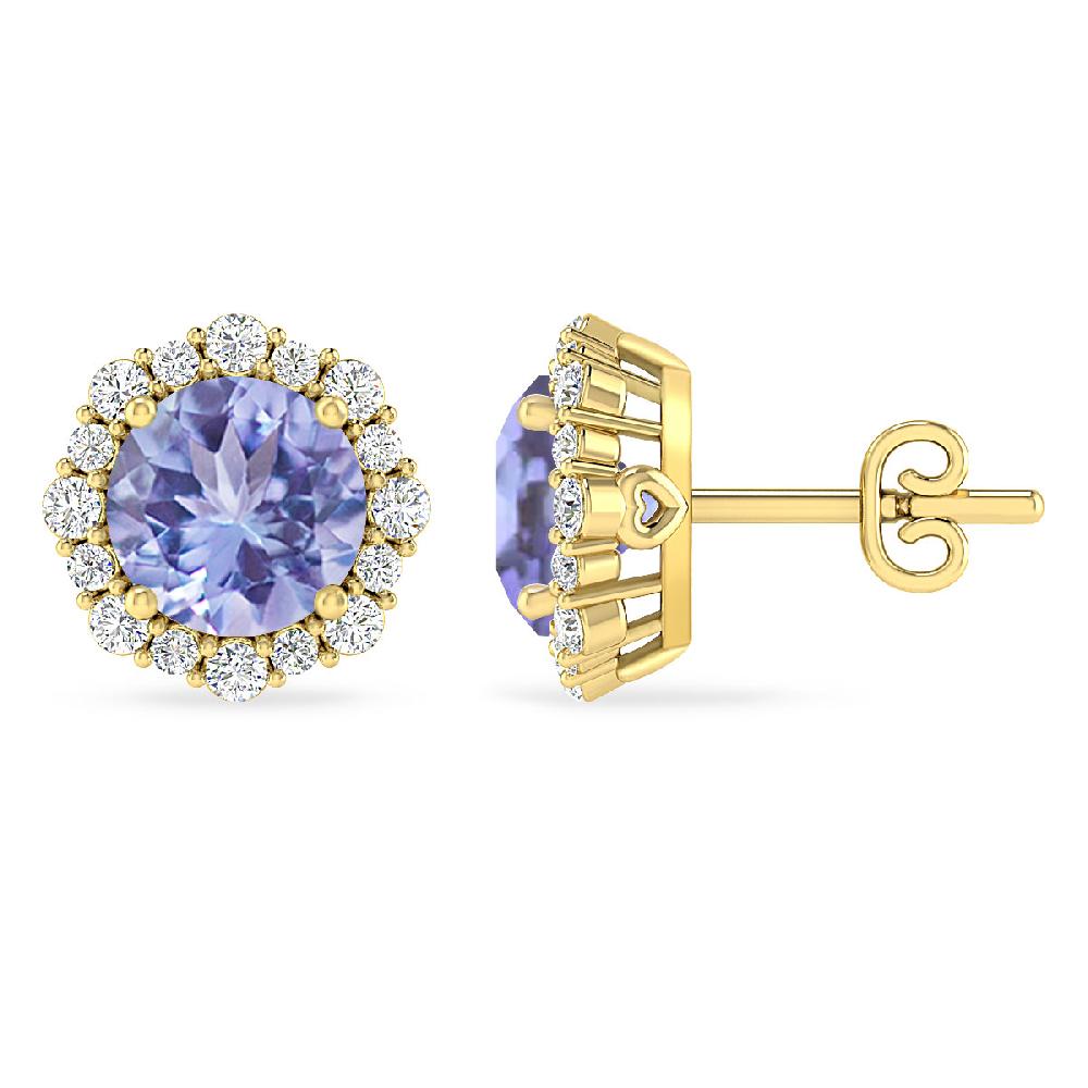 Yellow Gold - Tanzanite