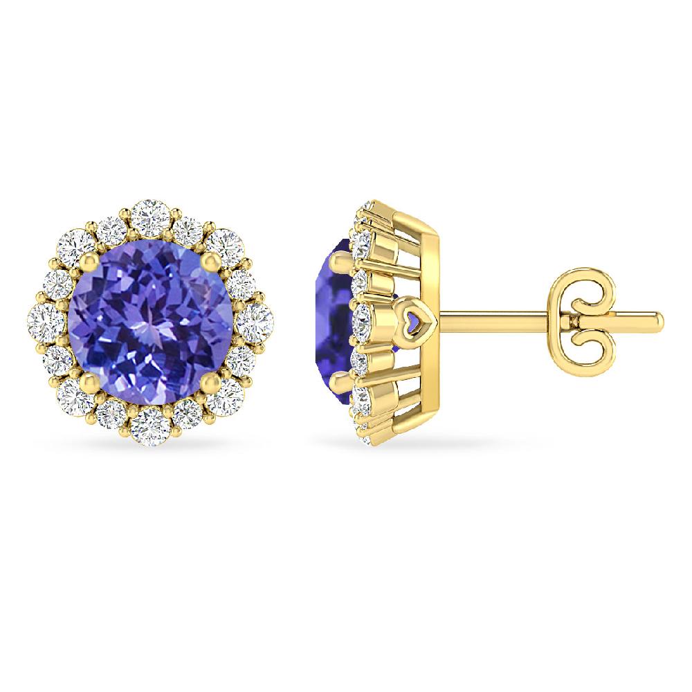 Yellow Gold - Tanzanite