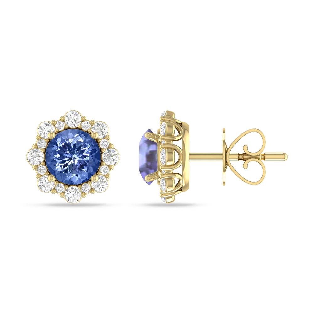 Yellow Gold - Tanzanite