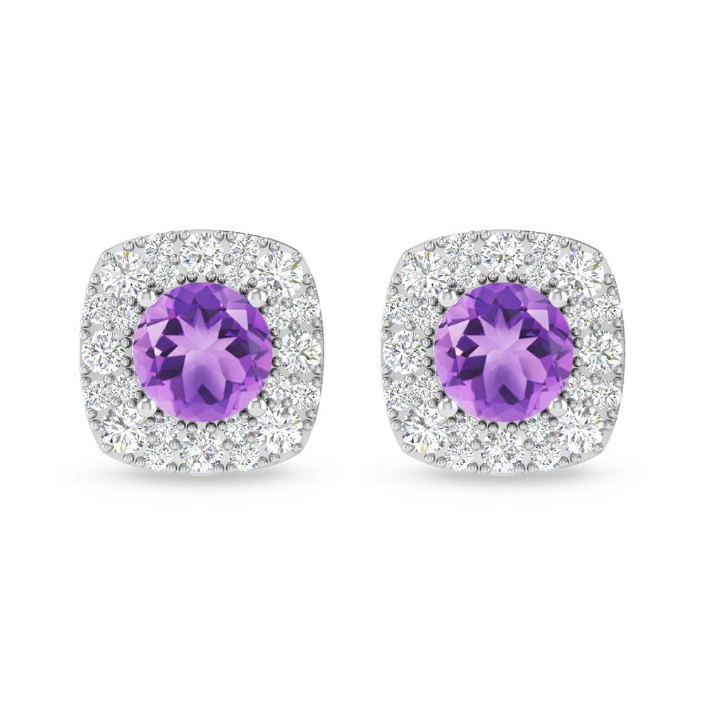 White Gold - Amethyst