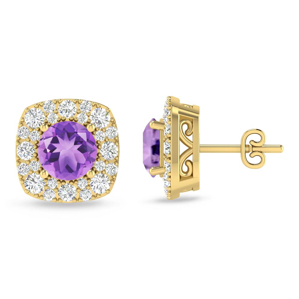 Yellow Gold - Amethyst