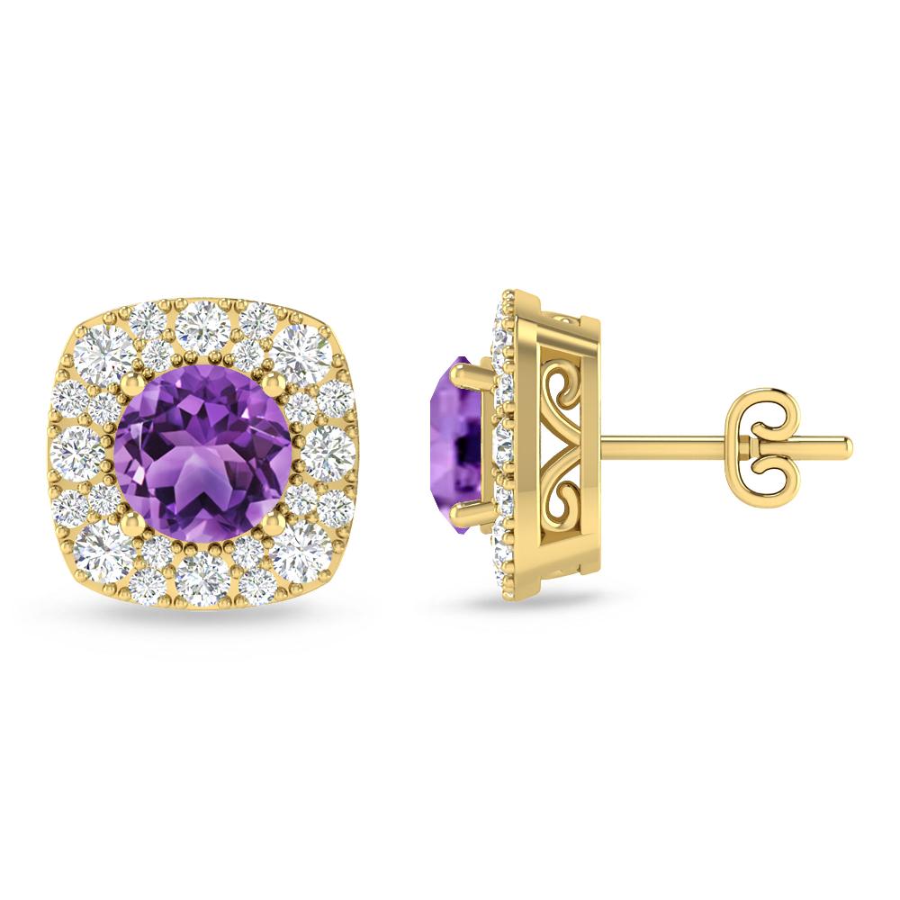 Yellow Gold - Amethyst