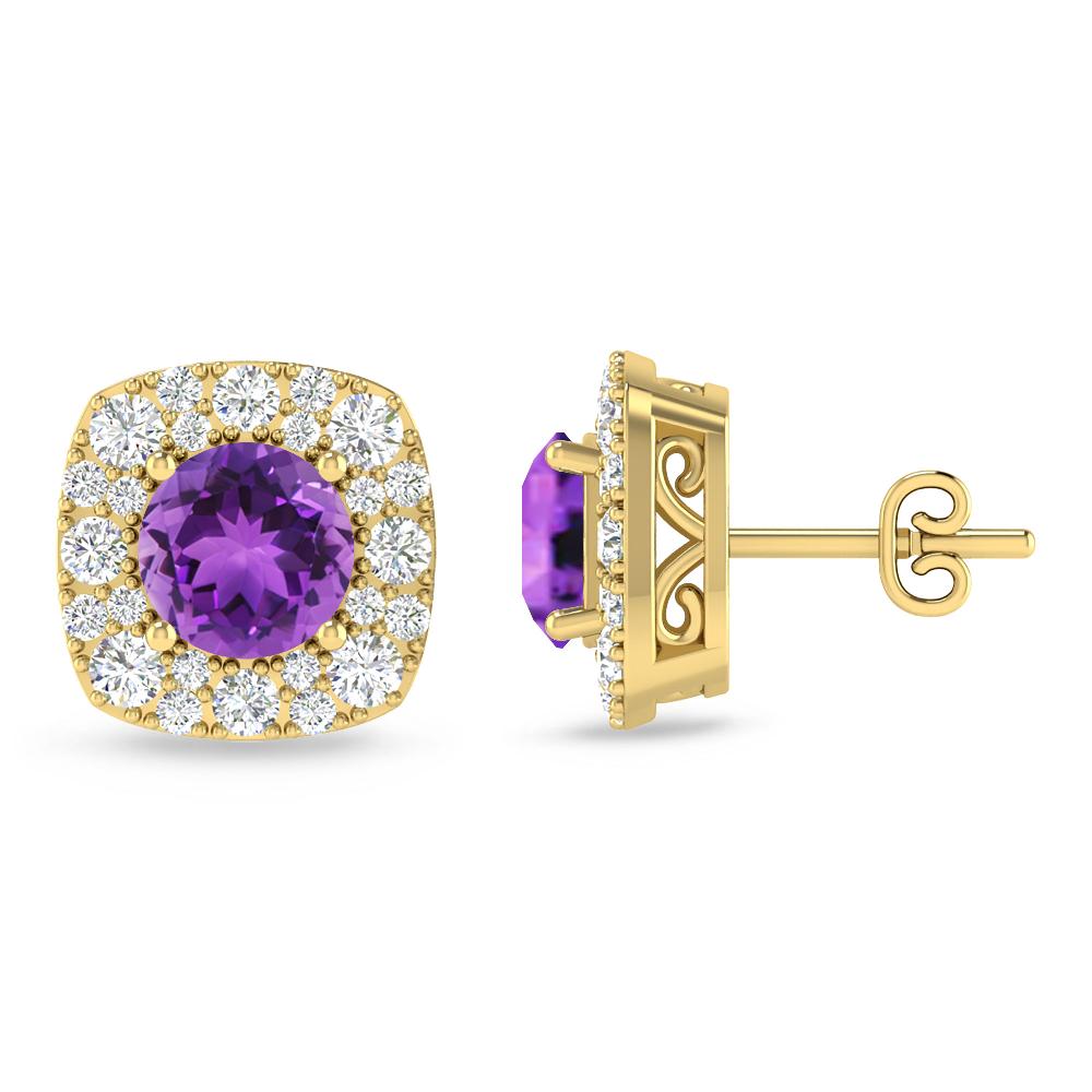 Yellow Gold - Amethyst