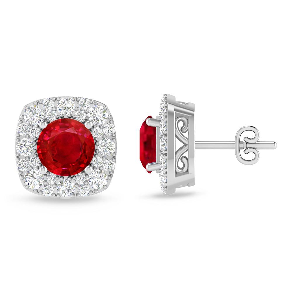 White Gold - Ruby