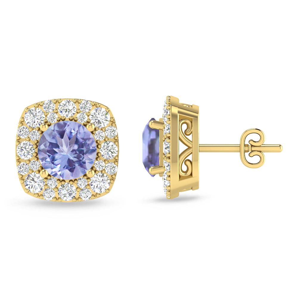 Yellow Gold - Tanzanite