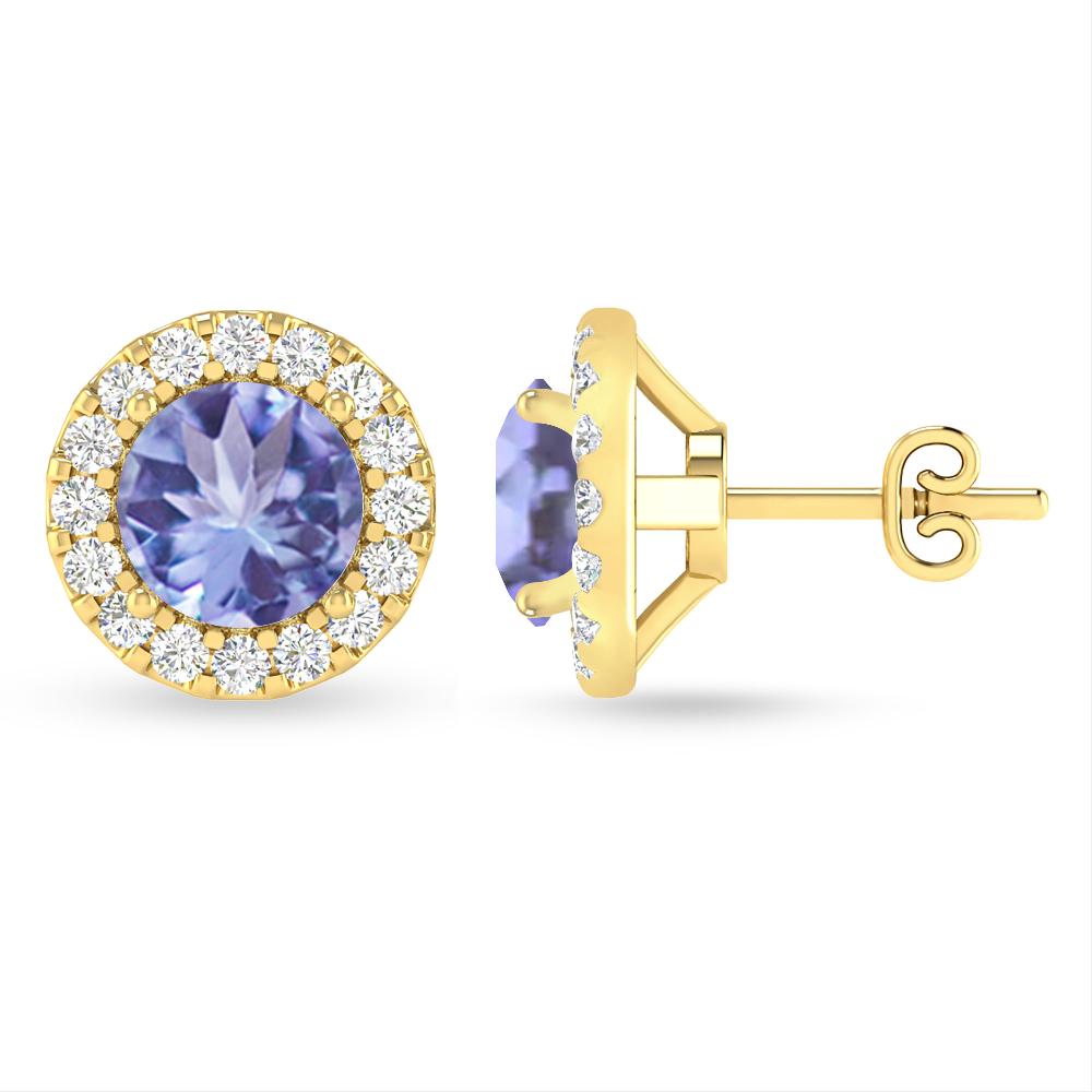Yellow Gold - Tanzanite