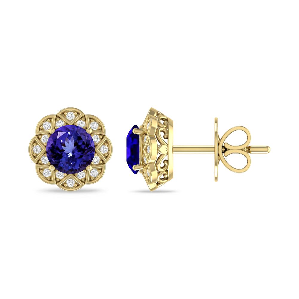Yellow Gold - Tanzanite
