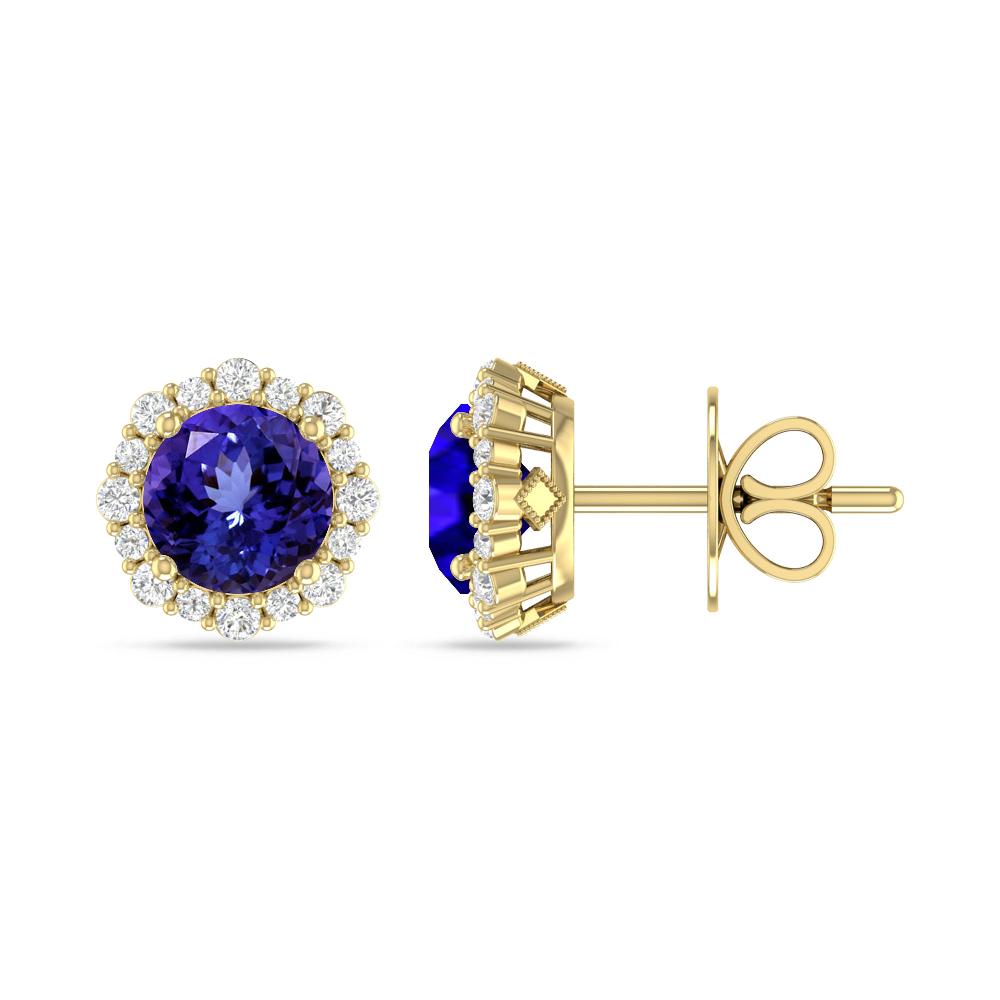 Yellow Gold - Tanzanite