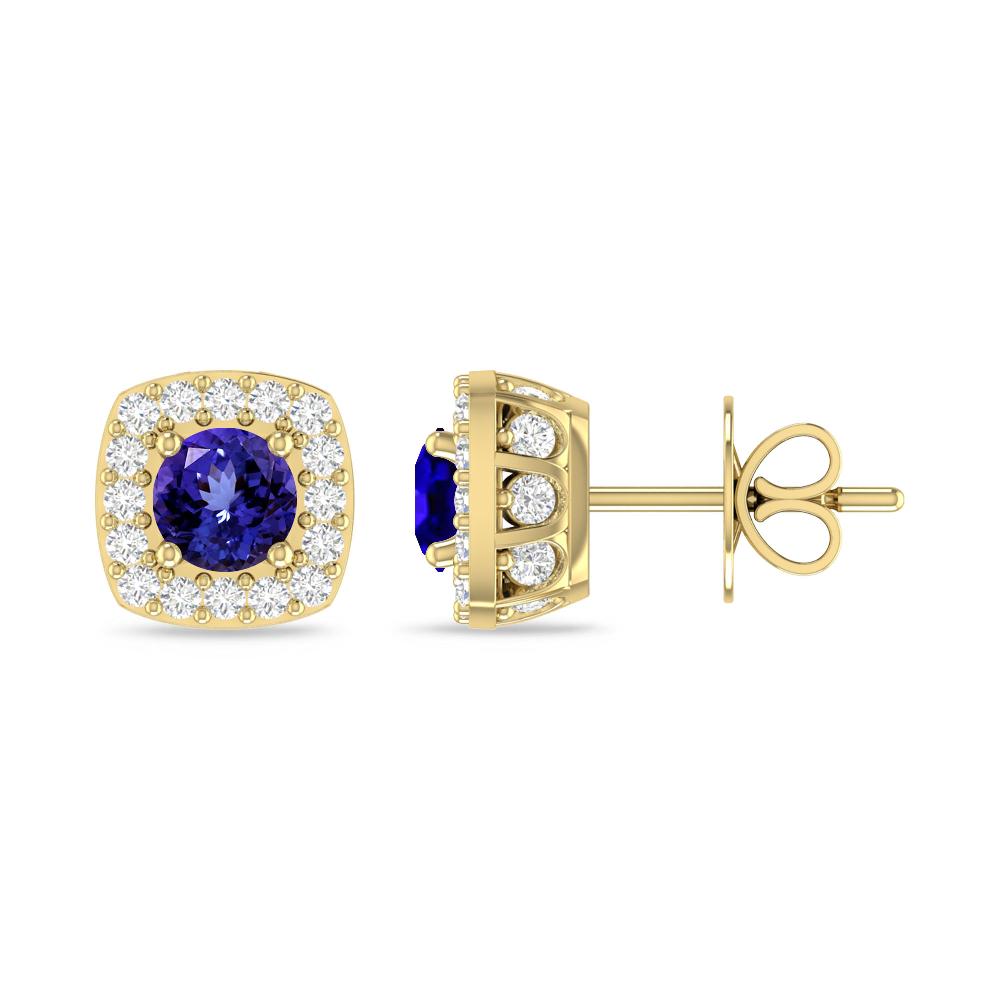 Yellow Gold - Tanzanite