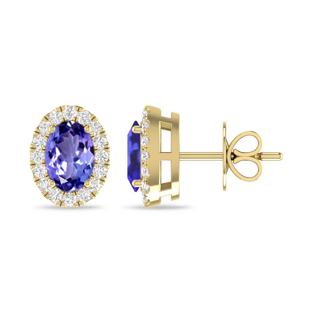 Yellow Gold - Tanzanite