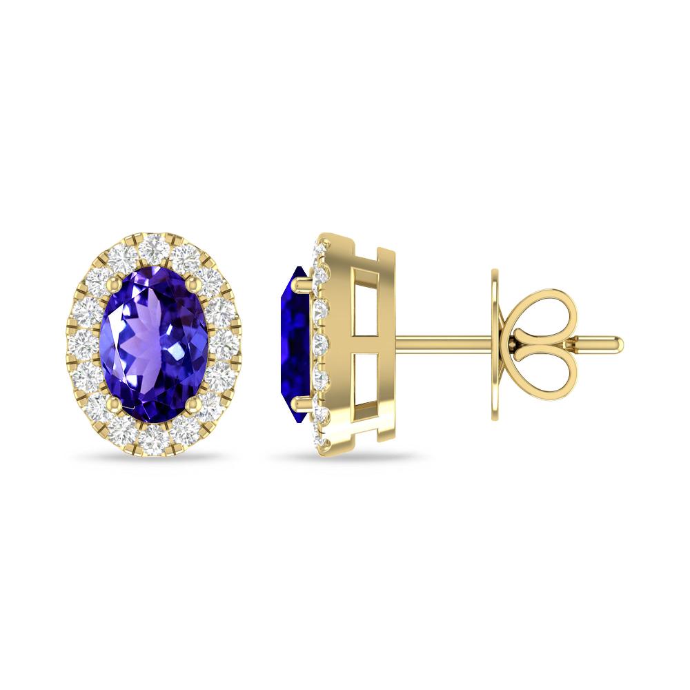 Yellow Gold - Tanzanite