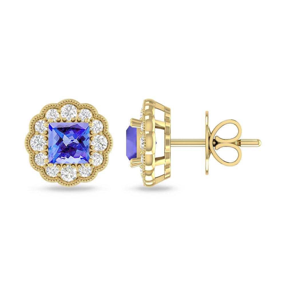 Yellow Gold - Tanzanite