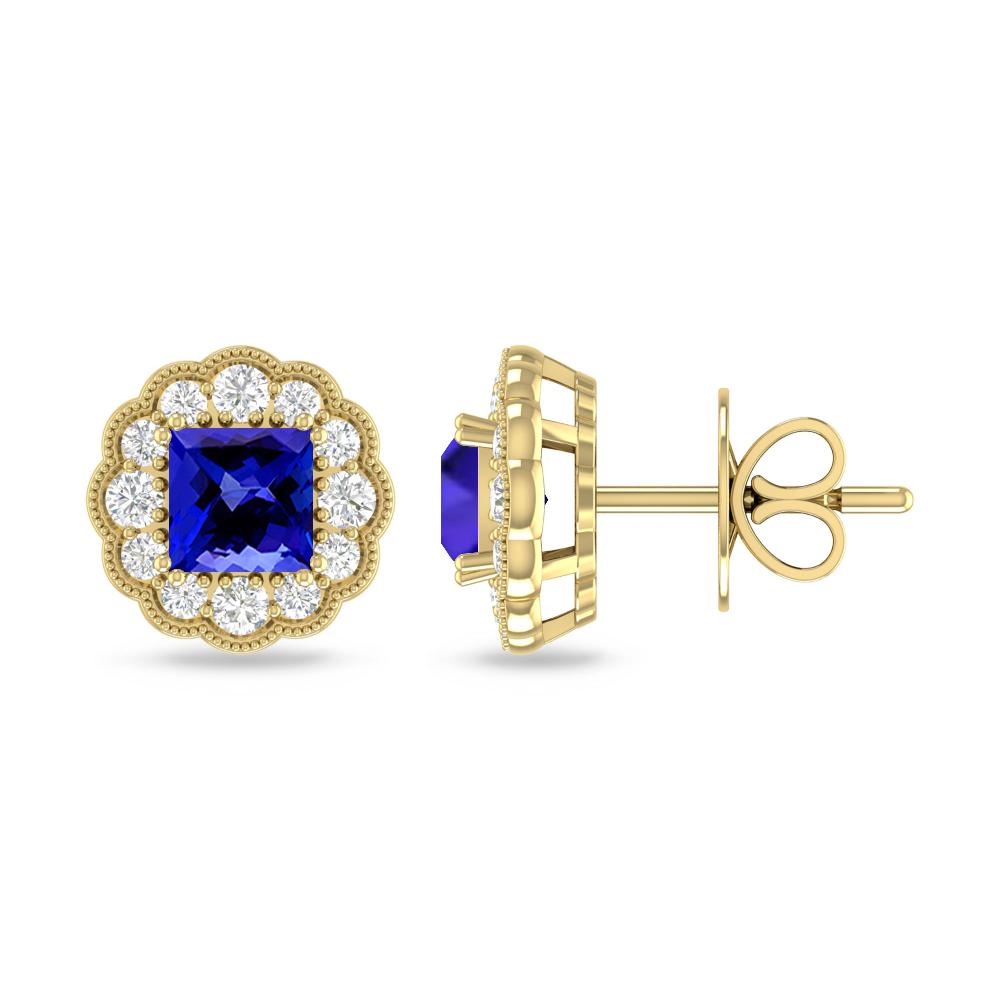 Yellow Gold - Tanzanite