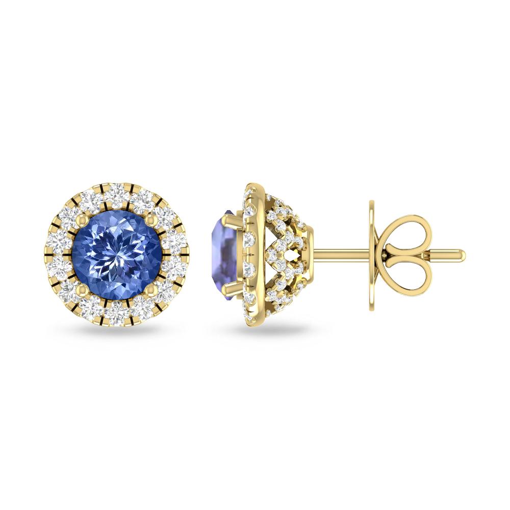 Yellow Gold - Tanzanite