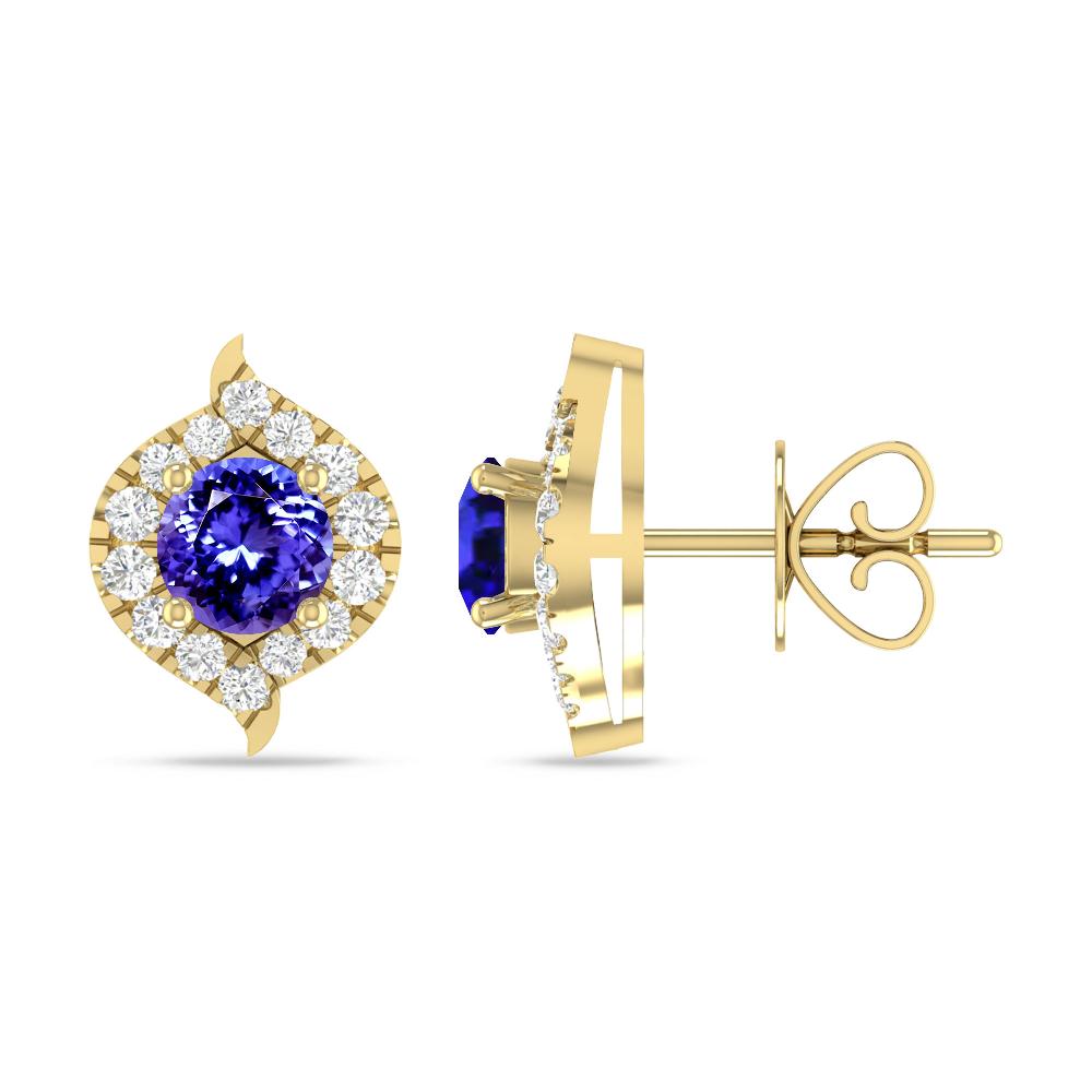 Yellow Gold - Tanzanite