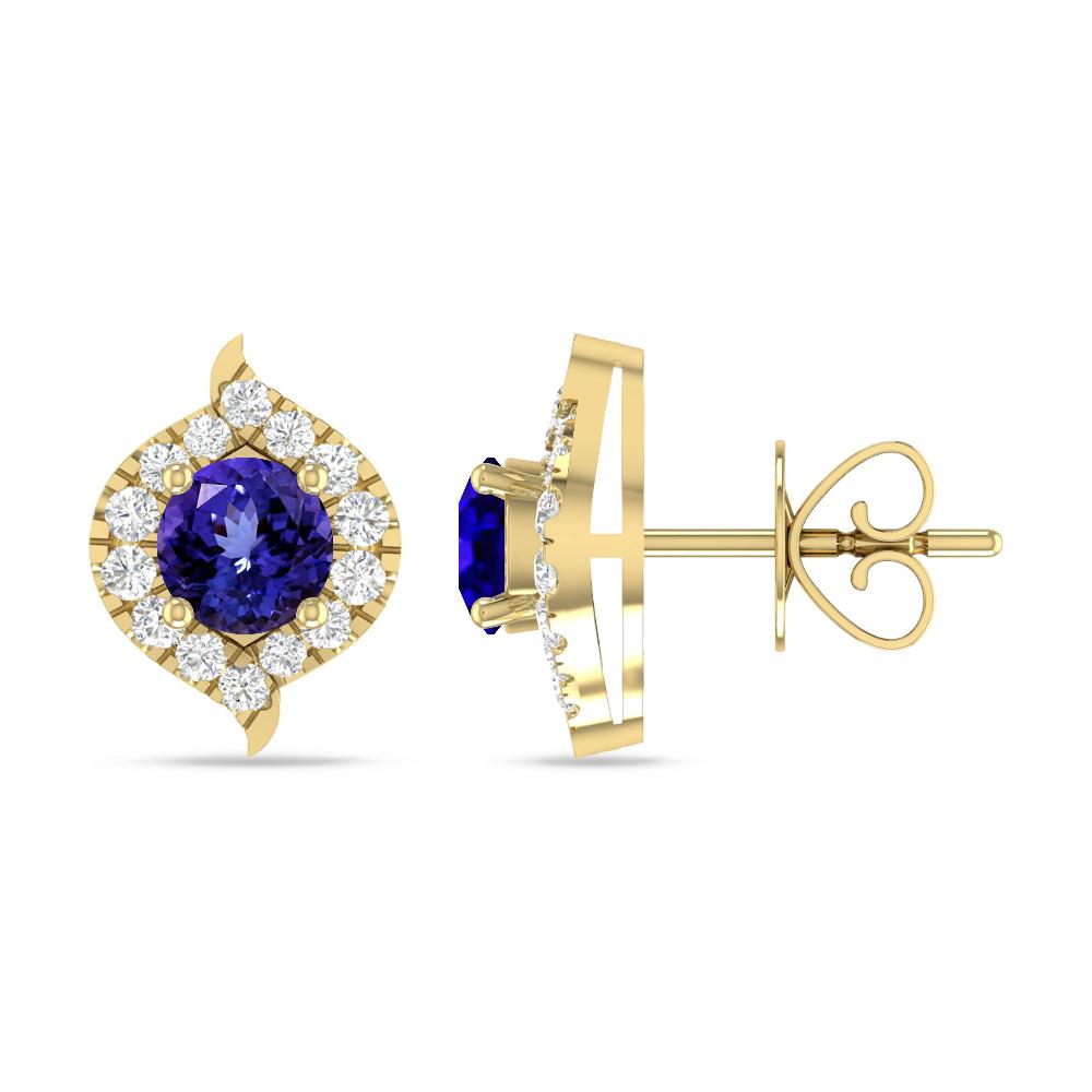 Yellow Gold - Tanzanite