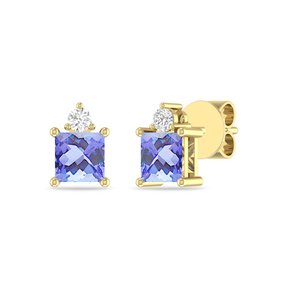 Yellow Gold - Tanzanite