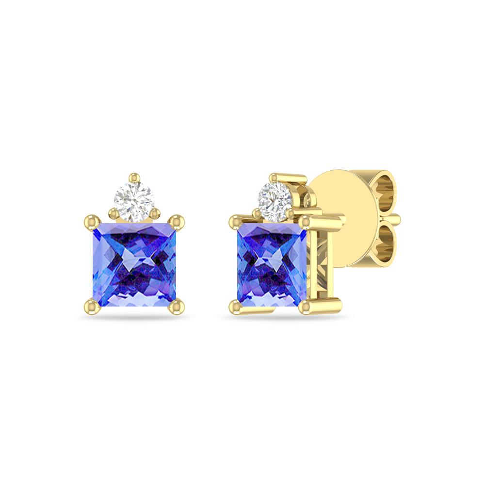 Yellow Gold - Tanzanite