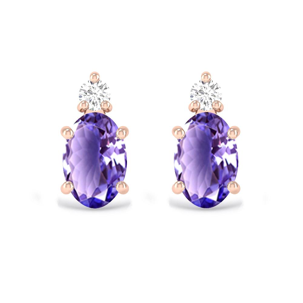 Rose Gold - Tanzanite