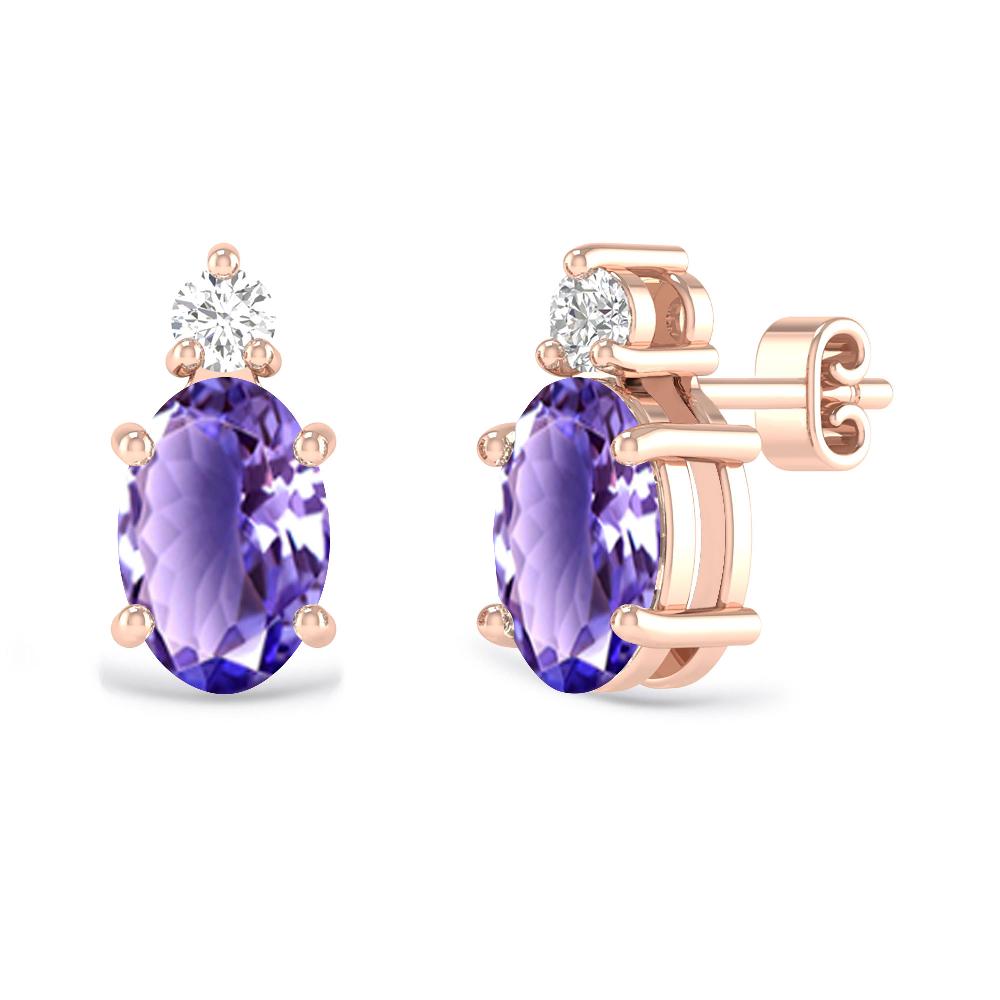 Rose Gold - Tanzanite