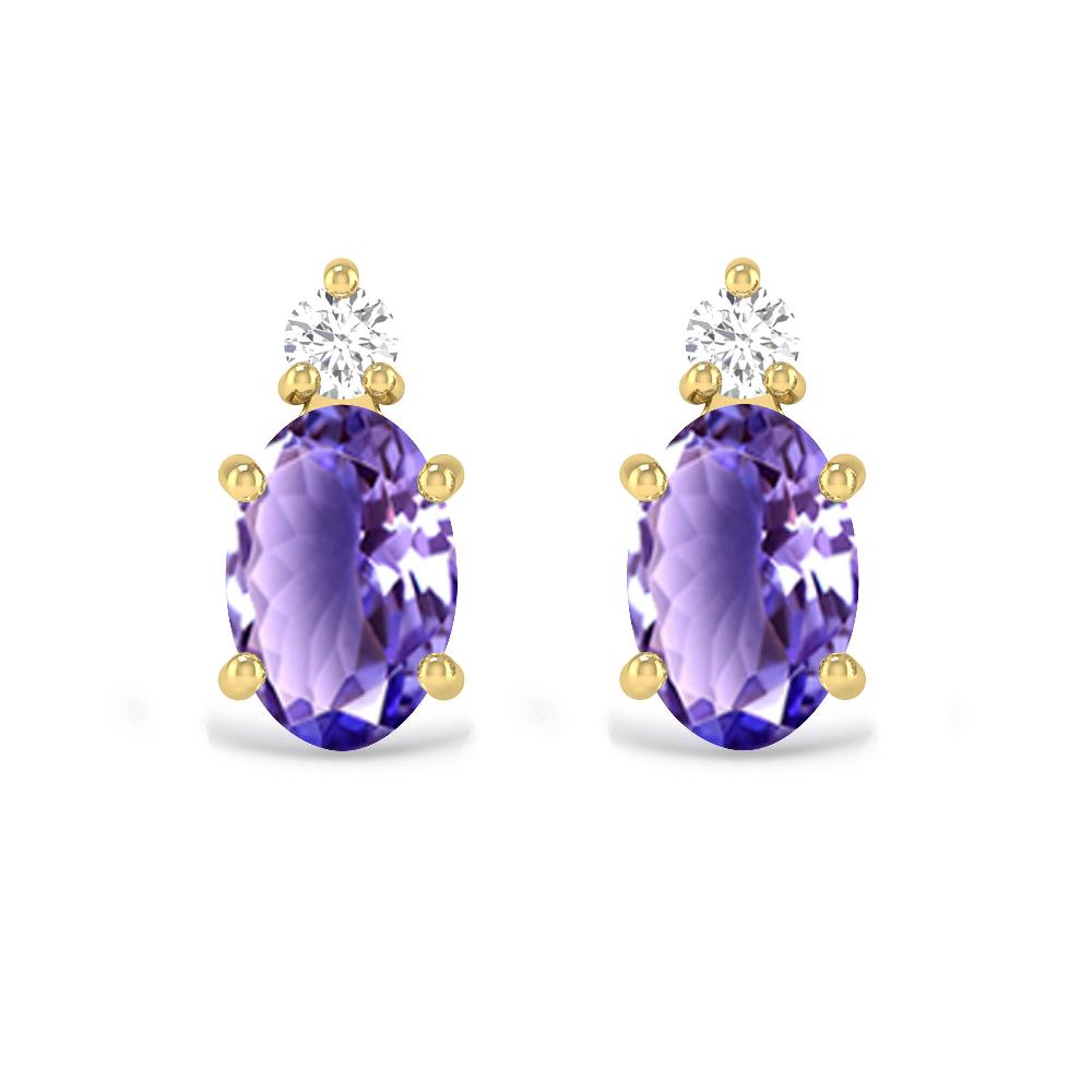 Yellow Gold - Tanzanite