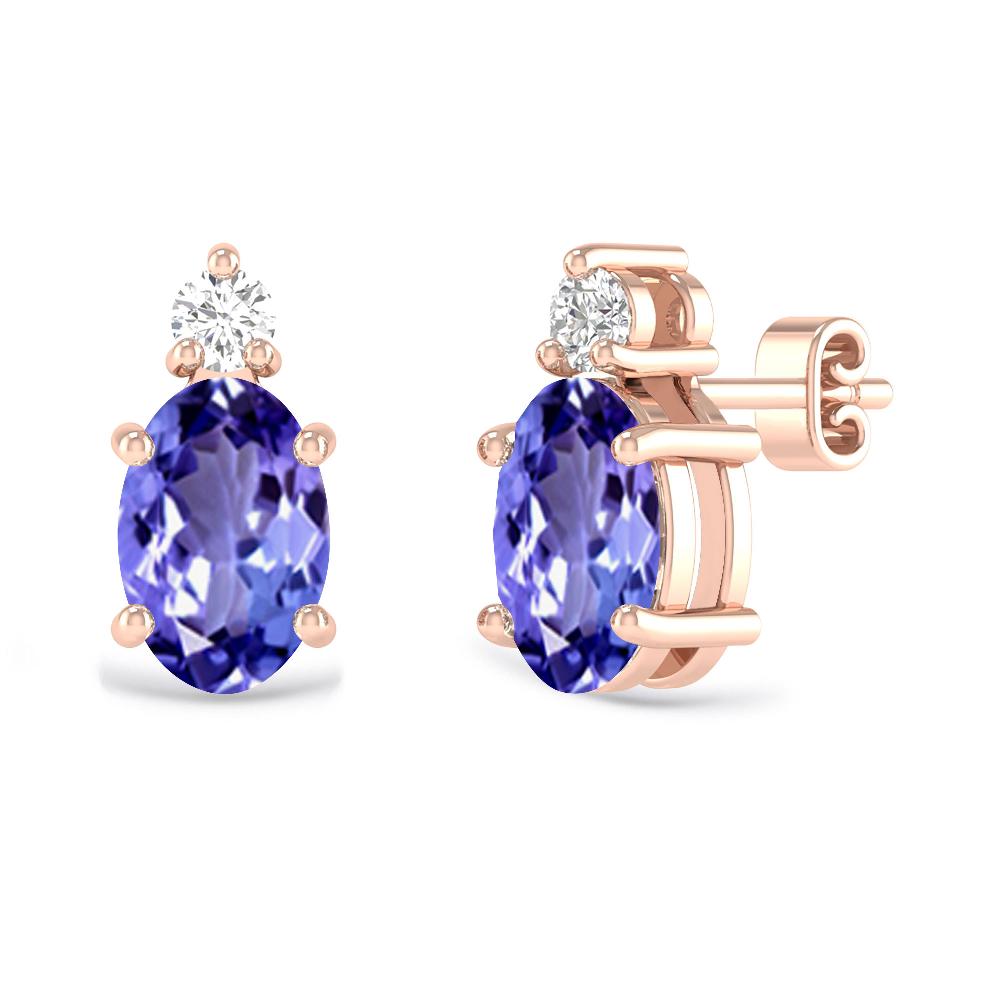 Rose Gold - Tanzanite