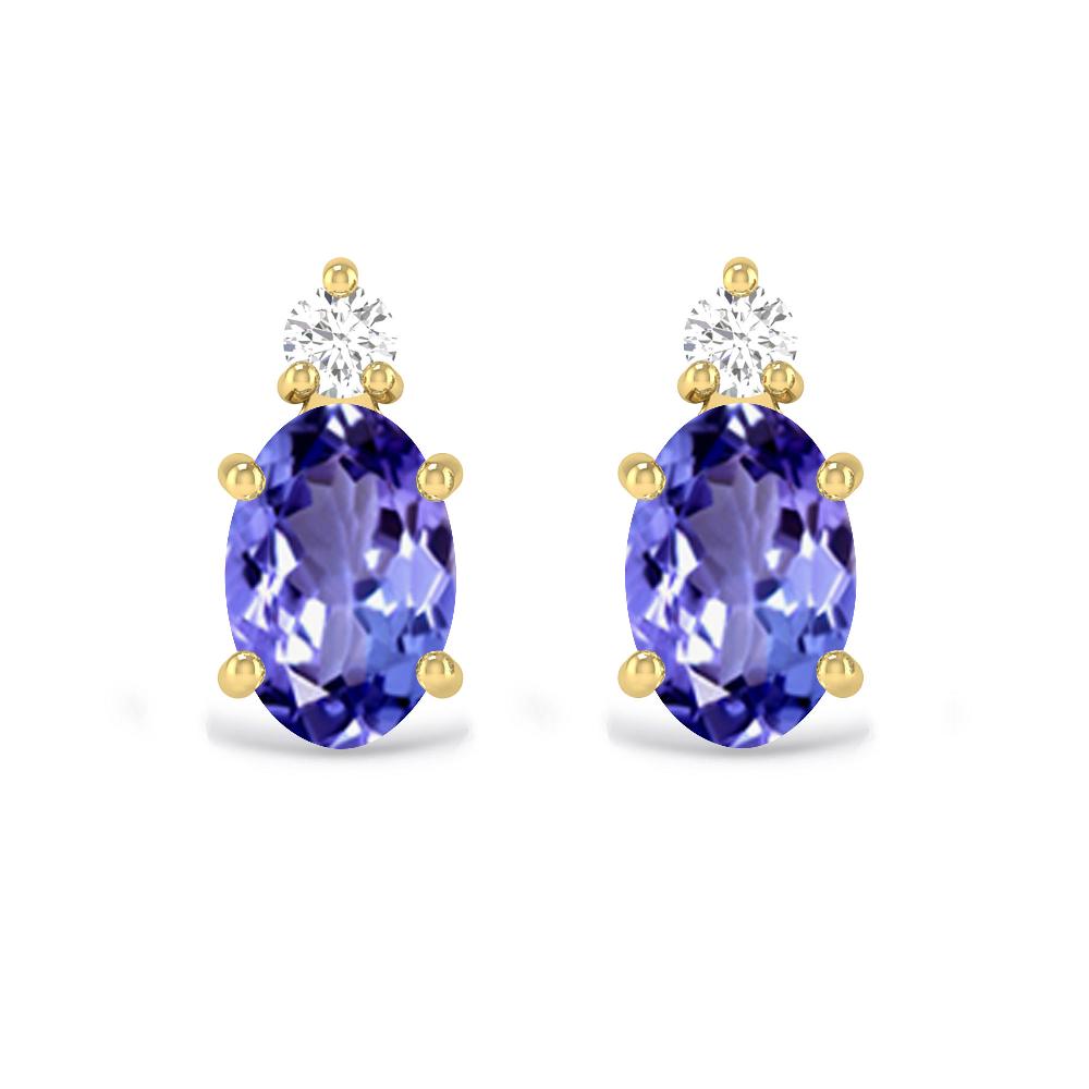 Yellow Gold - Tanzanite