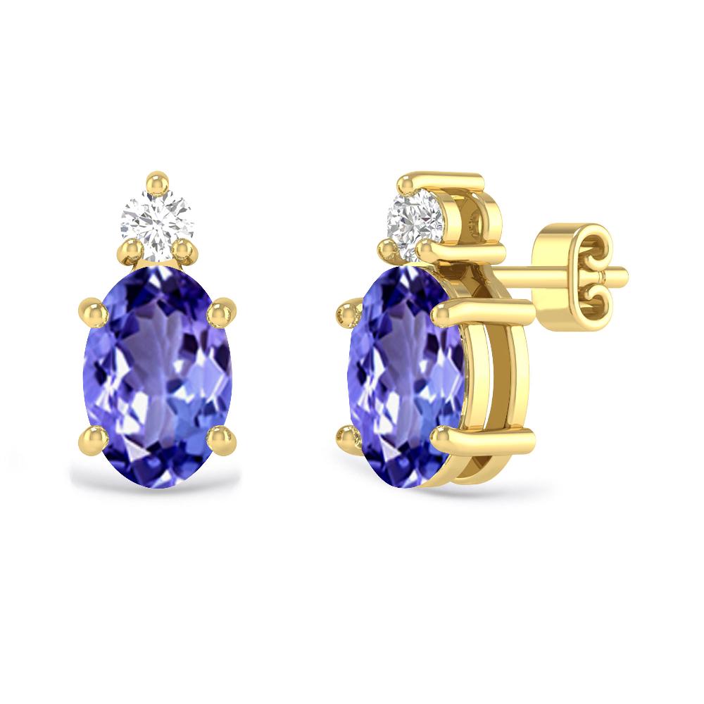 Yellow Gold - Tanzanite