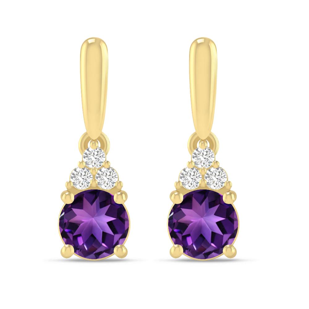 Yellow Gold - Amethyst