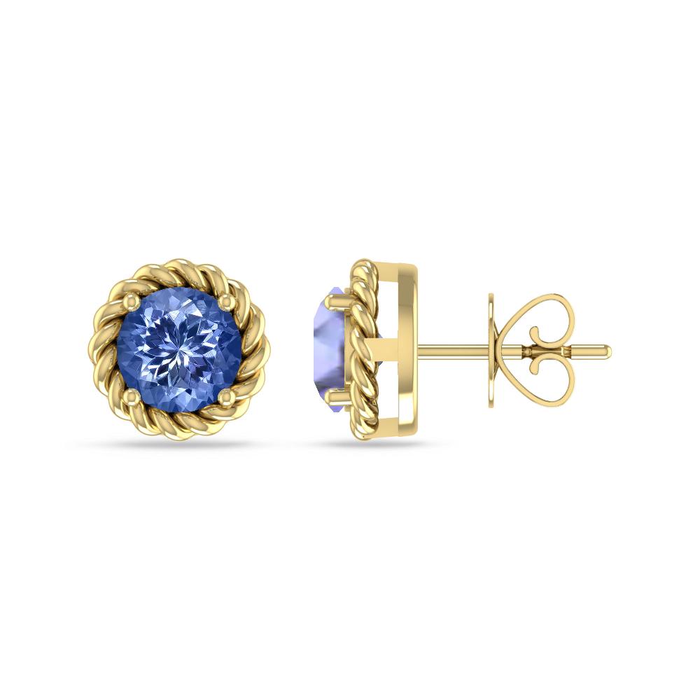 Yellow Gold - Tanzanite