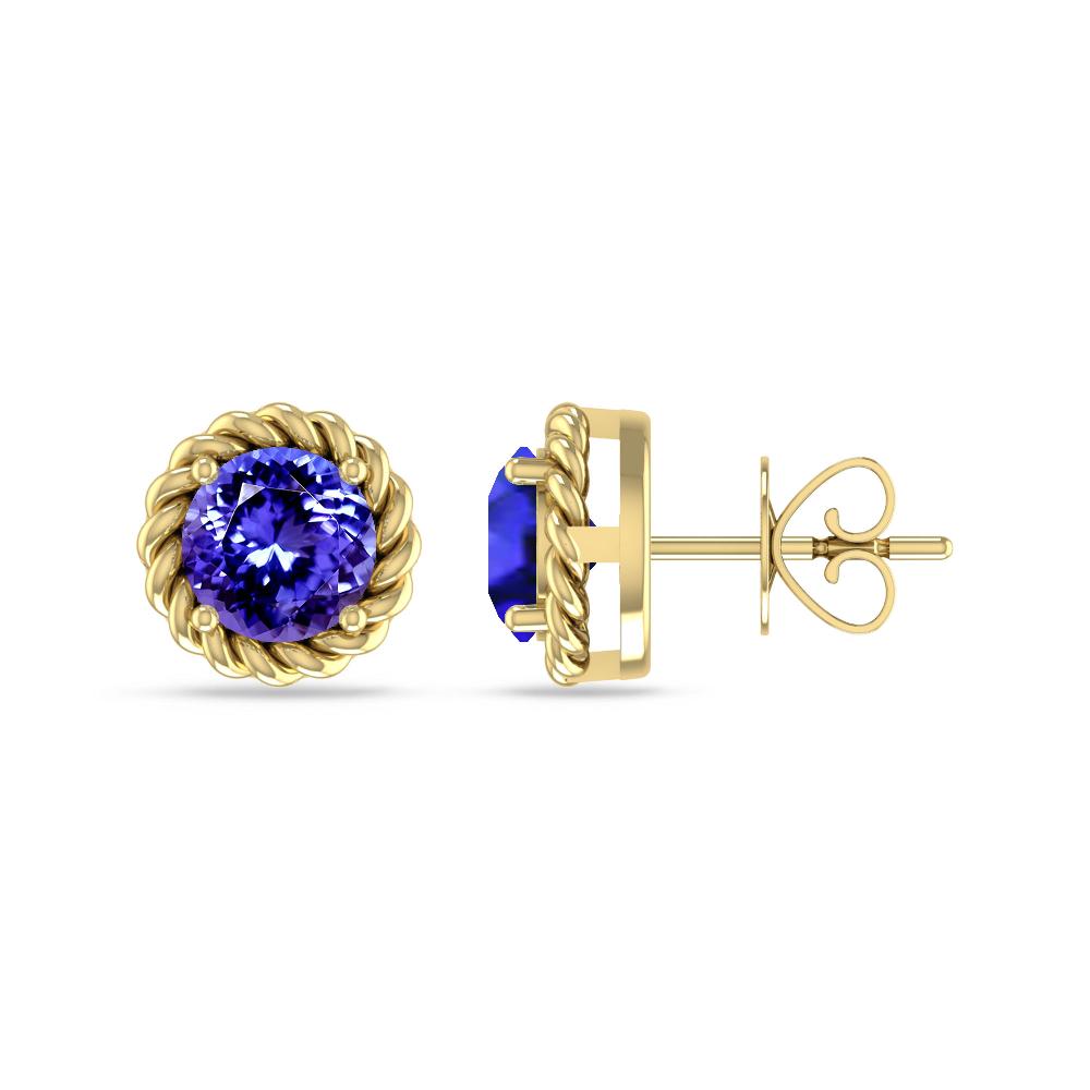 Yellow Gold - Tanzanite