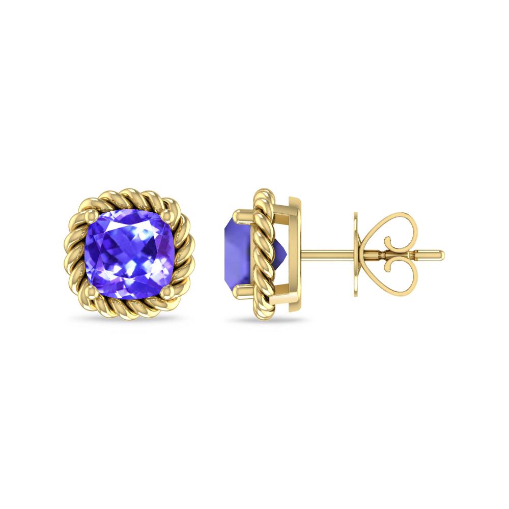 Yellow Gold - Tanzanite