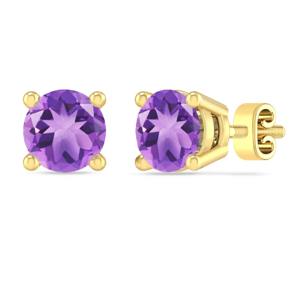 Yellow Gold - Amethyst