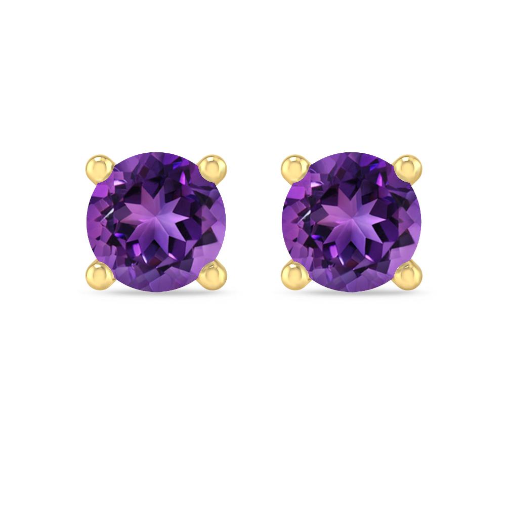 Yellow Gold - Amethyst
