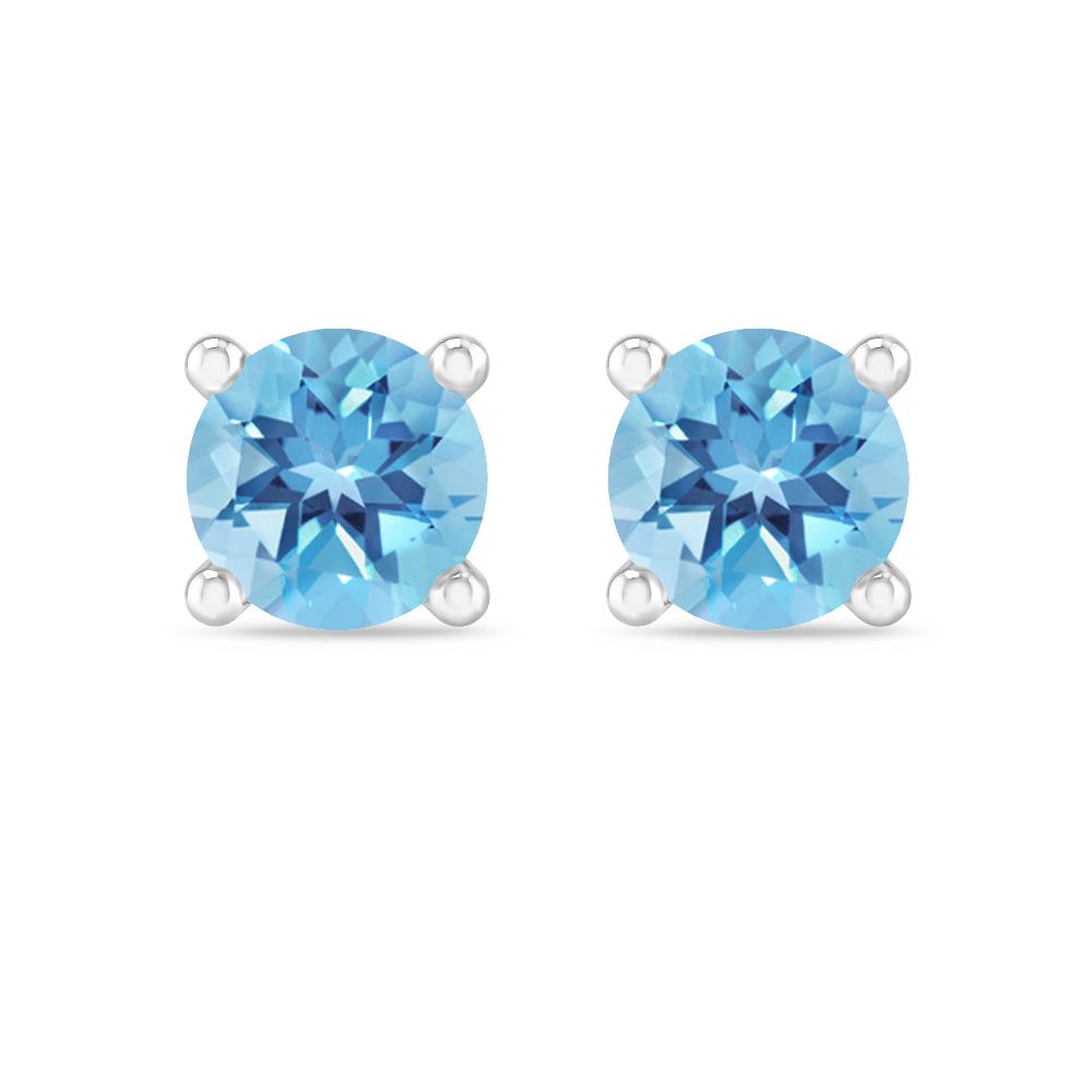 White Gold - Blue Topaz