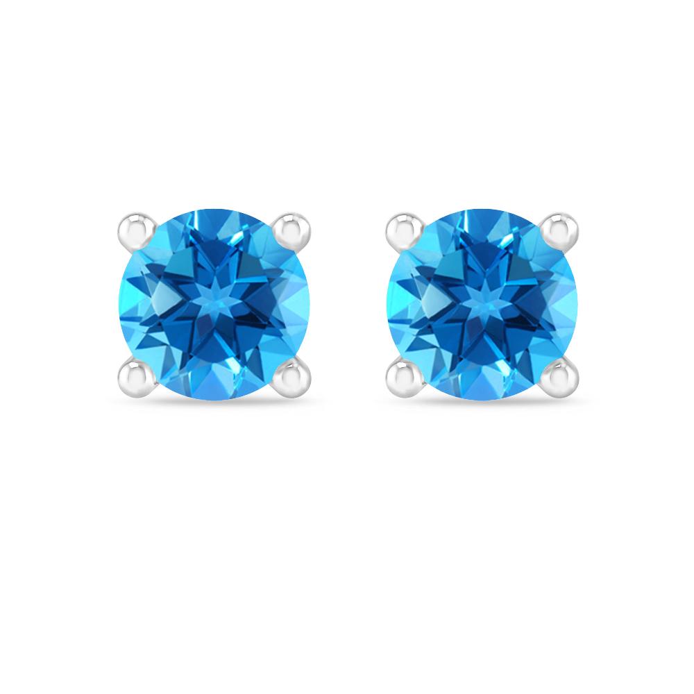 White Gold - Blue Topaz