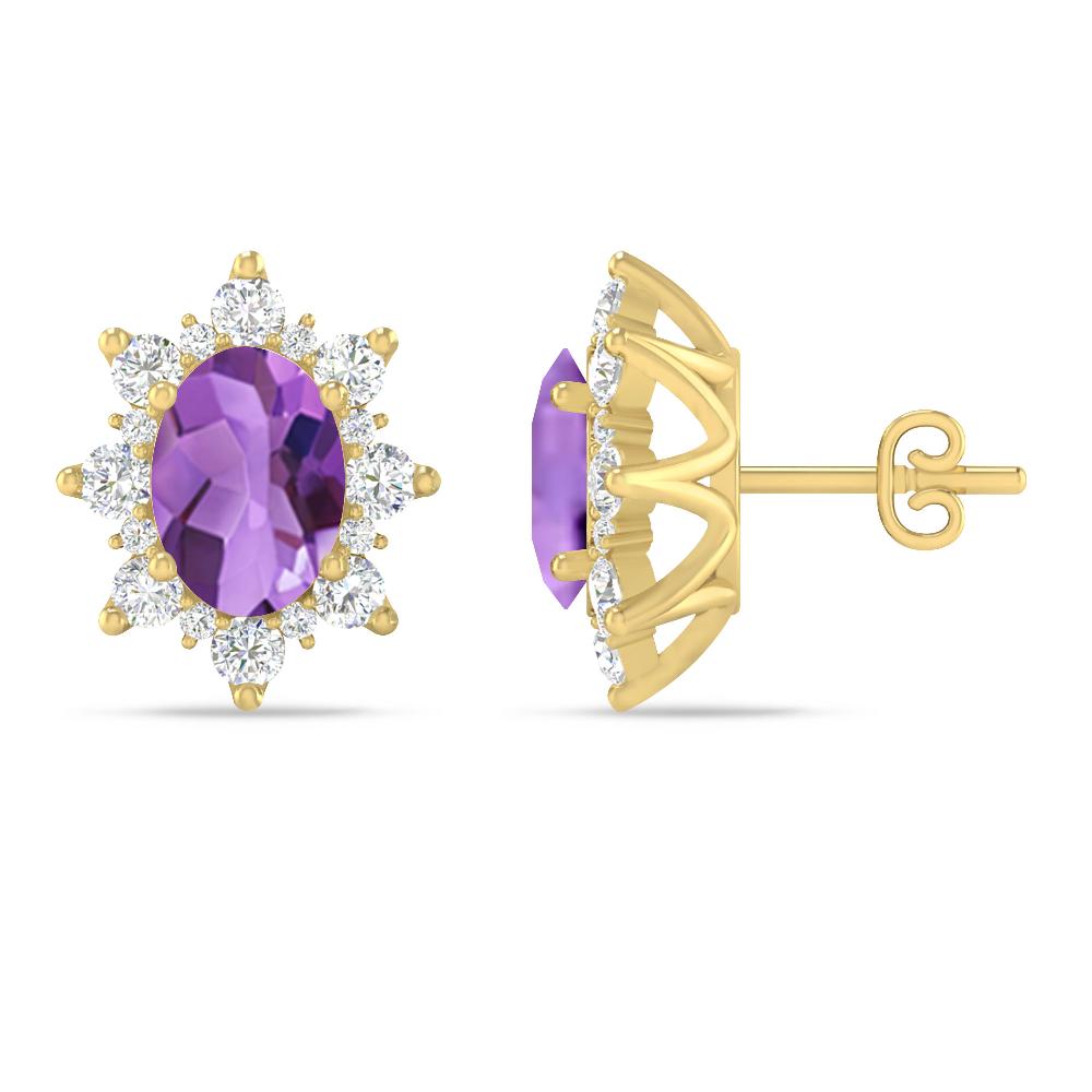 Yellow Gold - Amethyst