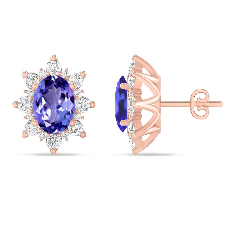 Rose Gold - Tanzanite