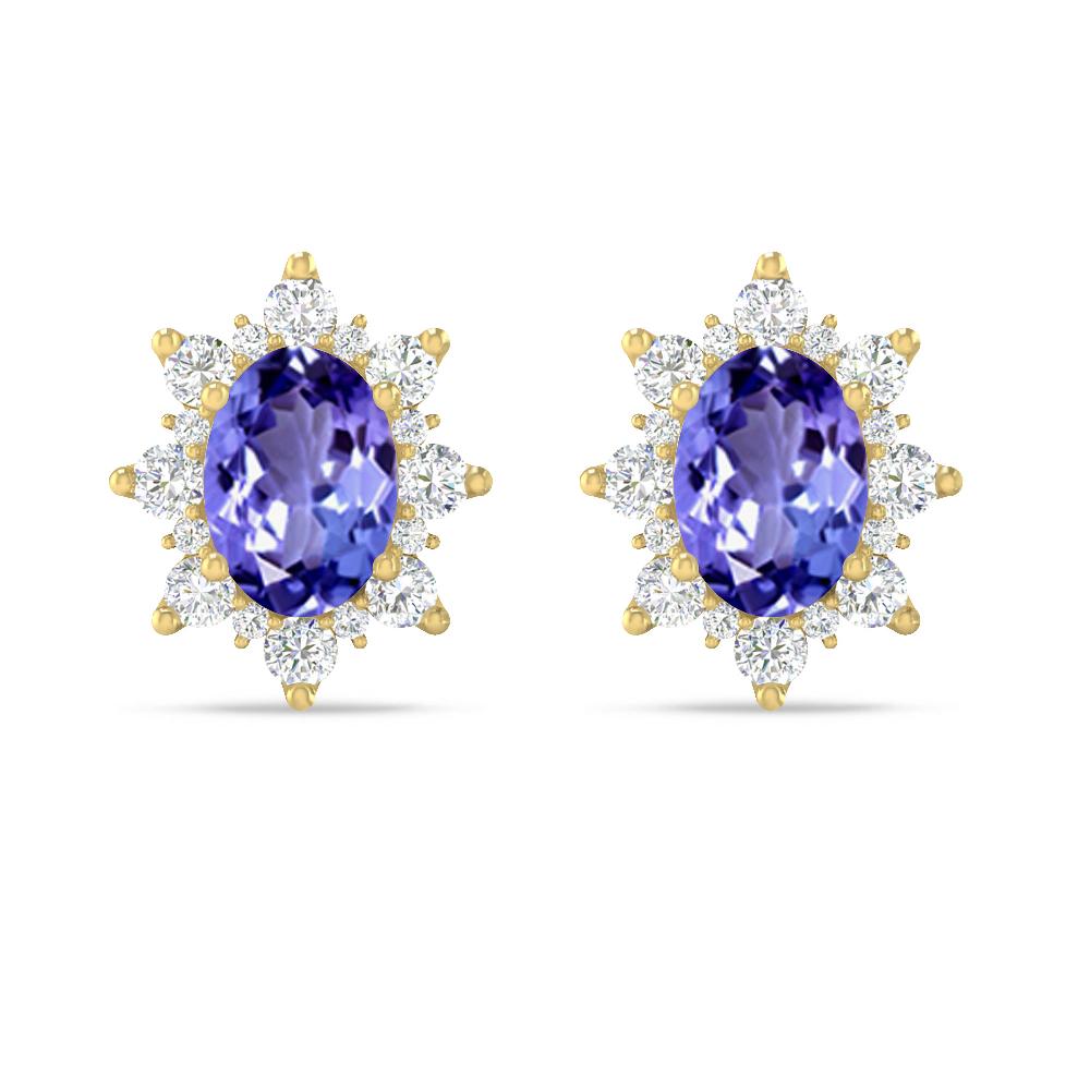 Yellow Gold - Tanzanite