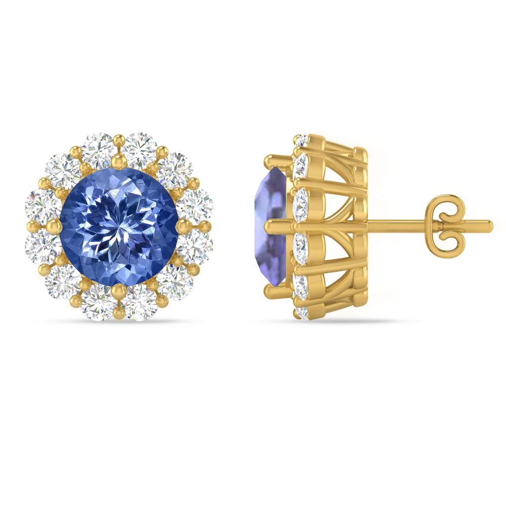 Yellow Gold - Tanzanite