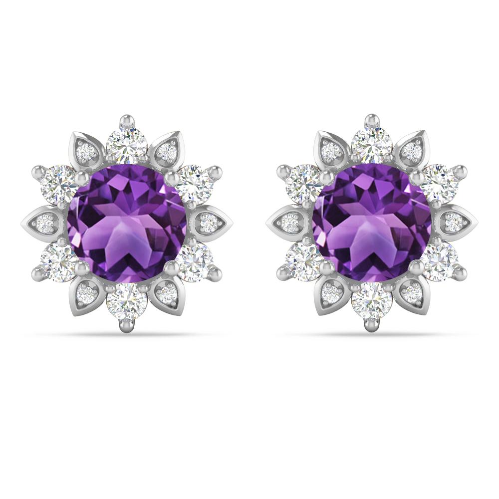 White Gold - Amethyst