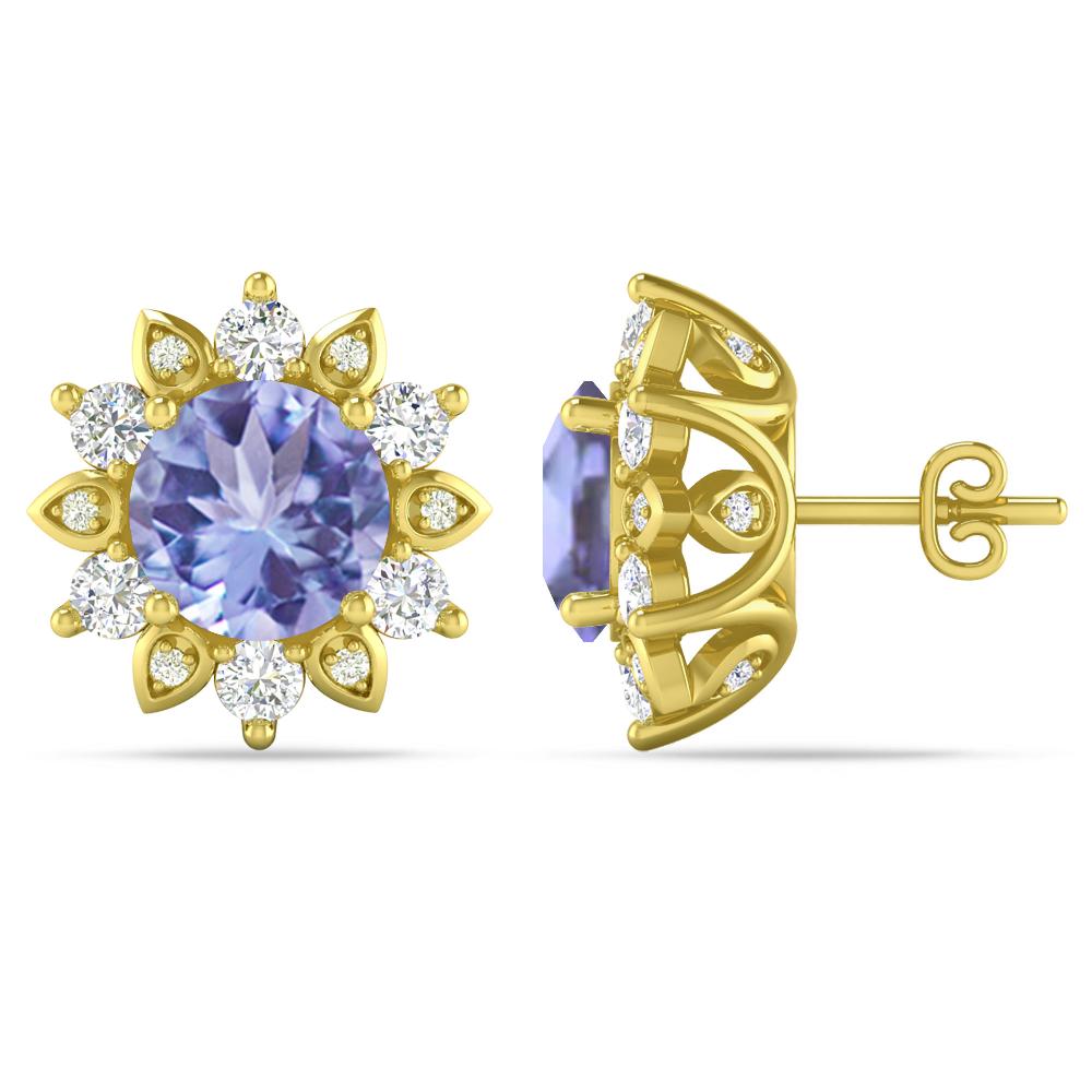 Yellow Gold - Tanzanite