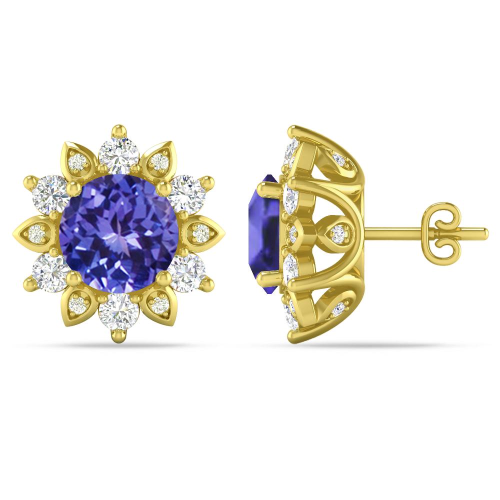 Yellow Gold - Tanzanite