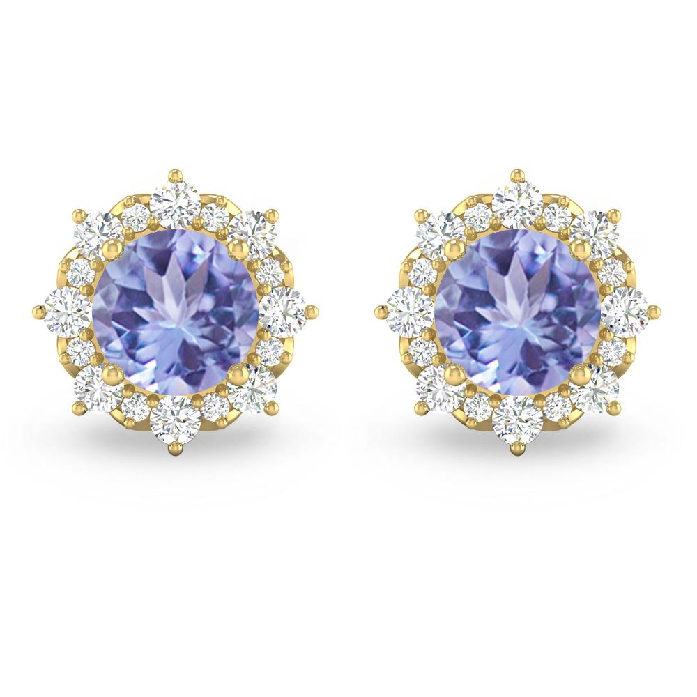 Yellow Gold - Tanzanite