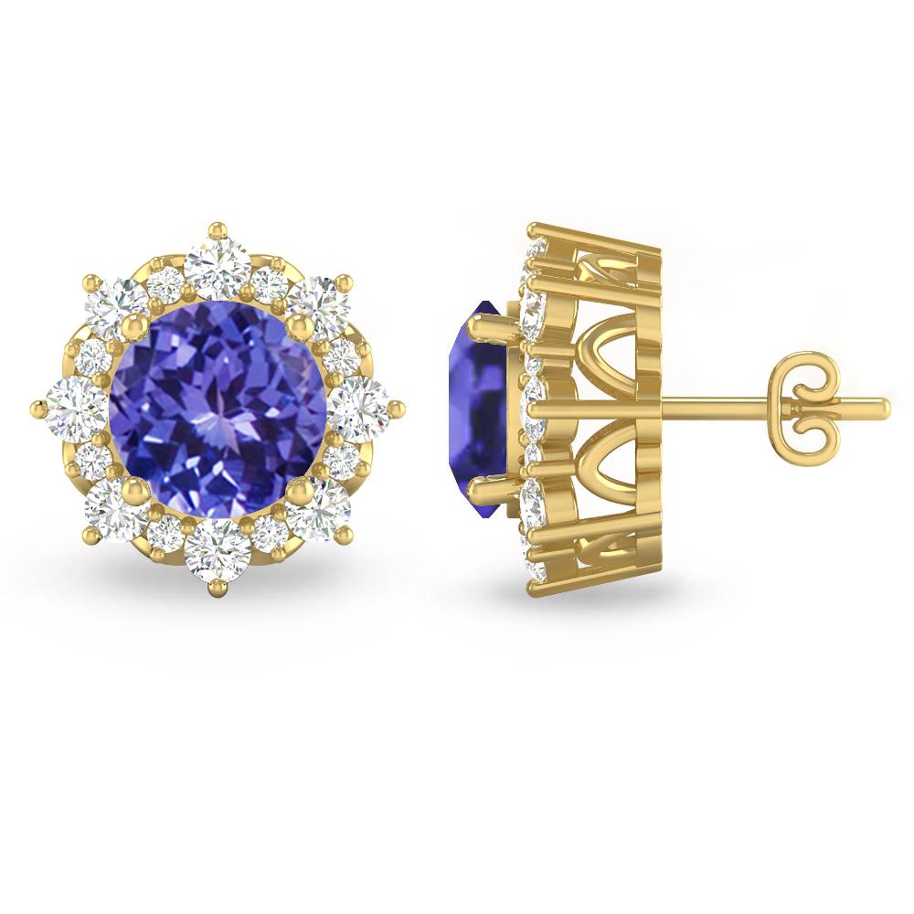 Yellow Gold - Tanzanite