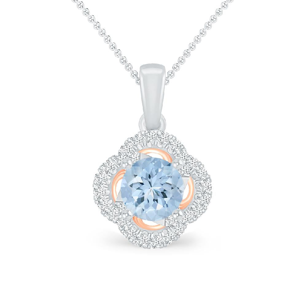 White Gold - Aquamarine